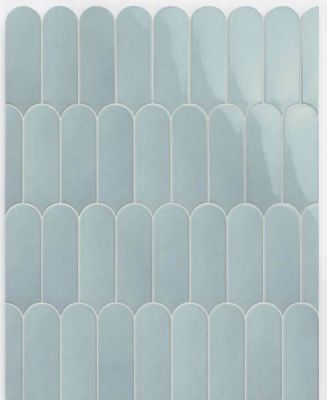 Настенная плитка Fan Mix Acqua 7.2x19.5 от Natucer (Испания)