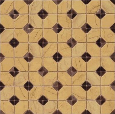 Керамогранит Iliada-PR Ocre 43.5x43.5 от Vives Ceramica (Испания)