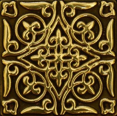 Декор BRONZO-25 вставка ARABESQUE латунная 5x5 от BronzoDecor (Россия)
