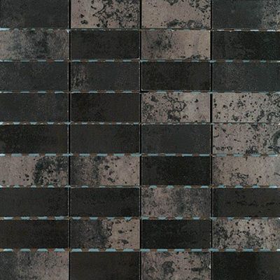 Мозаика Микс керамогранит Corten B  (2.5x7) 30x30 от TAU Ceramica (Испания)