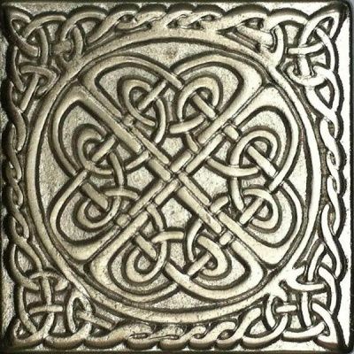 Декор SILVO-25 вставка WALES латунная 5x5 от BronzoDecor (Россия)