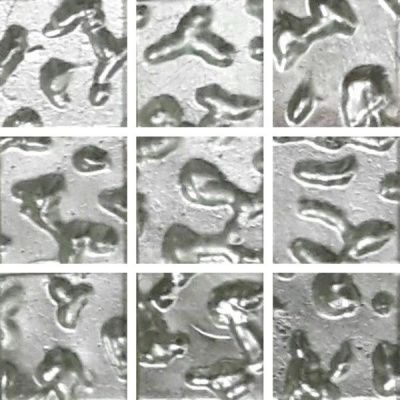 Мозаика Gold 20.OBS белое напольное гофрированное 2x2 от Irida (Китай)