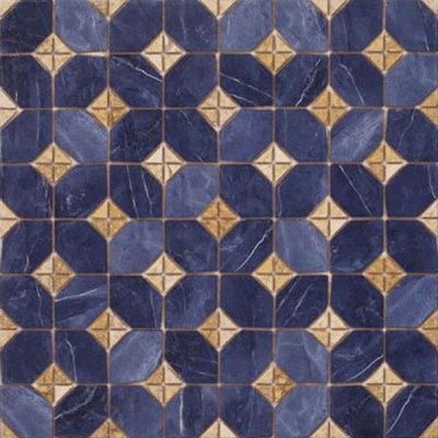 Керамогранит Iliada-PR Azul 43.5x43.5 от Vives Ceramica (Испания)