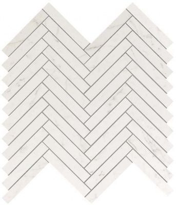 Мозаика настенная Marvel Stone Carrara Pure Herringbone Wall (9SHC) 30.5x30 от Atlas Concorde (Италия)
