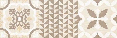 Настенная плитка Shine 17-00-11-1198 бежевый узор 20x60 от Laparet