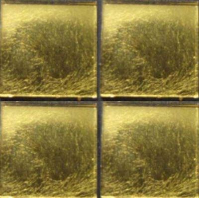 Мозаика Gold 10.FOGL формованное желтое  гладкое 1x1 от Irida (Китай)