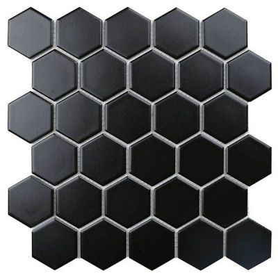 Мозаика Hexagon small Black Matt (MT83000/IDL4810) 26.5x2.78x6 от StarMosaic (Китай)