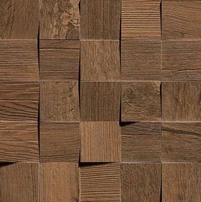Мозаика Axi Dark Oak Mosaico 3D (AMV9)  35x35 от Atlas Concorde (Италия)