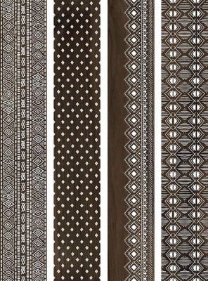 Керамогранит Про Вуд коричневый декорированный обрезной (DL550400R) 30x179 от Kerama Marazzi (Россия)