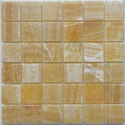 Мозаика PIX307  из оникса Honey onyx (48x48) 30.5x30.5x8 от Pixmosaic (Китай)