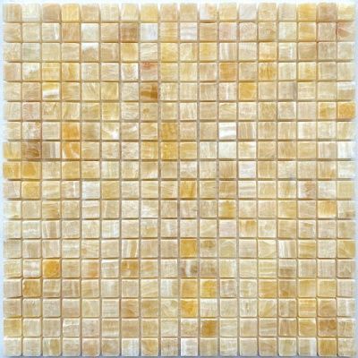 Мозаика PIX305 из оникса Honey onyx (15x15) 30.5x30.5x8 от Pixmosaic (Китай)
