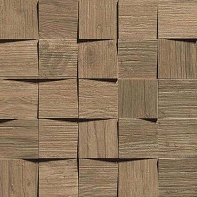 Мозаика Axi Brown Chestnut Mosaico 3D (AMV8)  35x35 от Atlas Concorde (Италия)