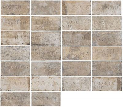 Керамогранит напольн/настен.Chicago CITY MIX SOUTH SIDE (mix 26) 10x20 от Cir Ceramiche (Италия)