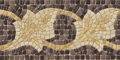 Бордюр Cenefa Afrodita Tabaco 21.7x43.5 от Vives Ceramica (Испания)