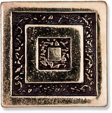 Декор BRONZO-25 вставка INFINITY латунная  5x5 от BronzoDecor (Россия)