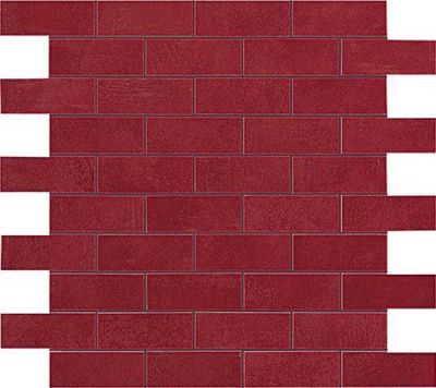 Мозаика Boost Red Minibrick (9BMQ) 30.5x30.5 от Atlas Concorde (Италия)