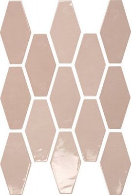 Настенная плитка HARLEQUIN PINK 10x20 от APE Ceramica (Испания)
