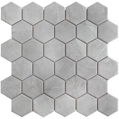 Мозаика Hexagon small Marble Grey Matt (PMMT82457) 27.1x28.2x6 от StarMosaic (Китай)