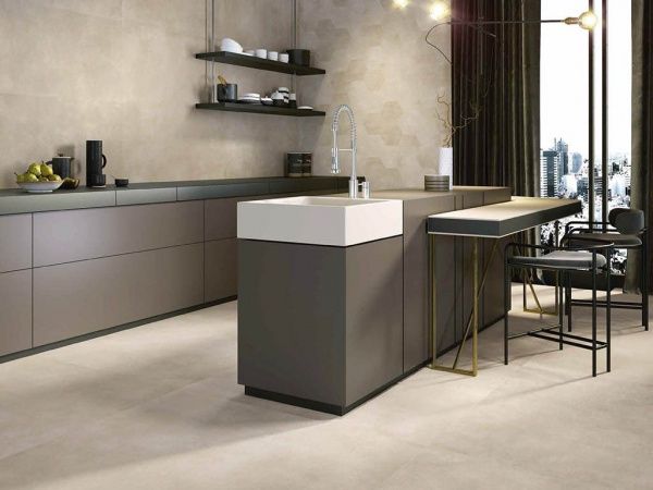 На фото Плитка WORK (APE Ceramica)