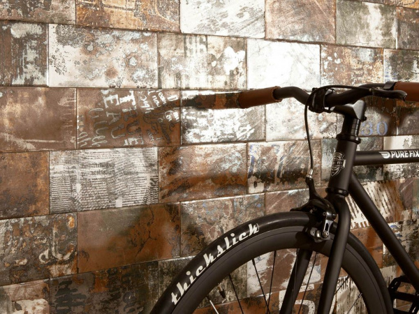 На фото Керамогранит CORTEN (TAU Ceramica)