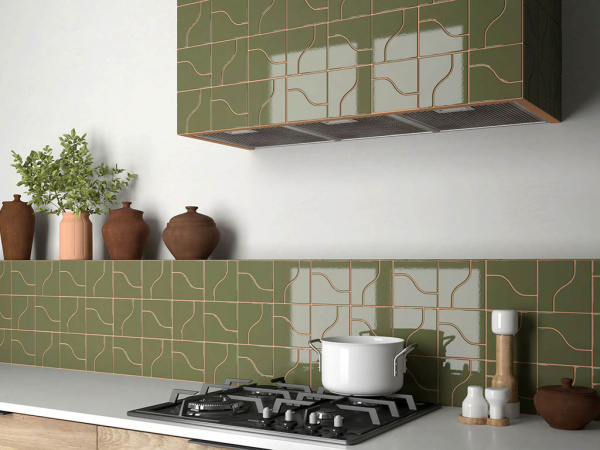 На фото Плитка CURVE (Equipe Ceramicas)