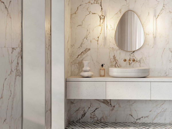 На фото Плитка REVESTA (Vallelunga Ceramica)