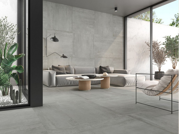 Керамогранит   METAL (Geotiles) На фото Плитка  METAL (Geotiles)