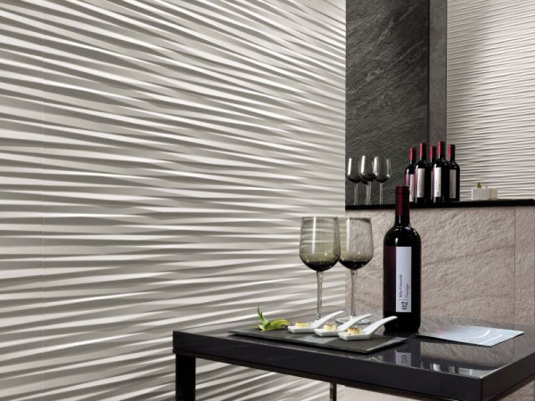 На фото Плитка 3D WALL (Atlas Concorde Италия)