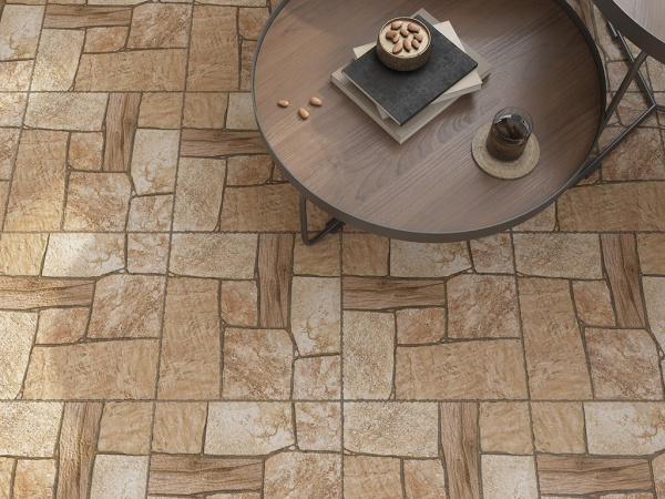 На фото Керамогранит EXTERIO (Cersanit)