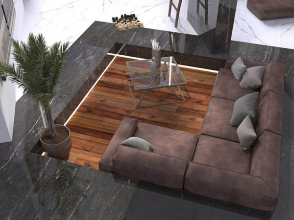 На фото Плитка 60*120 (Letera)