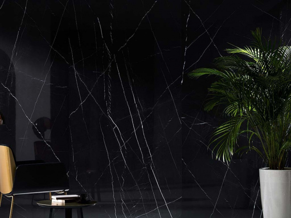 Плитка MARQUINA BLACK BIG SIZES 120X280 (TAU Ceramica) На фото Плитка MARQUINA BLACK BIG SIZES 120X280 (TAU Ceramica)