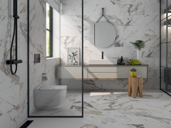 На фото Плитка PORCESLUX (Prissmacer)