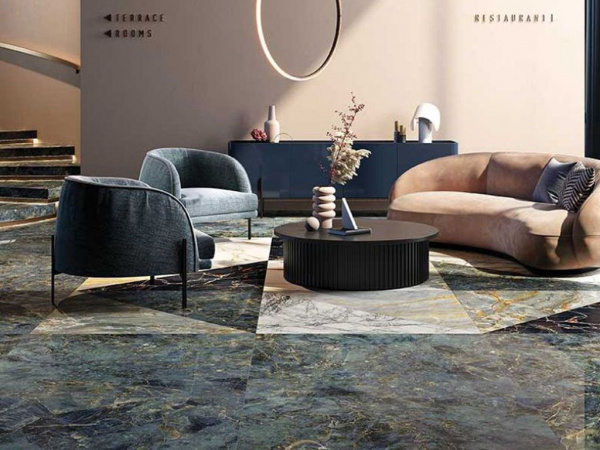 На фото Плитка SENSI SIGNORIA (ABK Ceramiche)