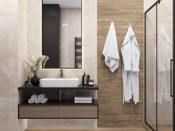 На фото Плитка 60*120 (LAPARET ИНДИЯ)