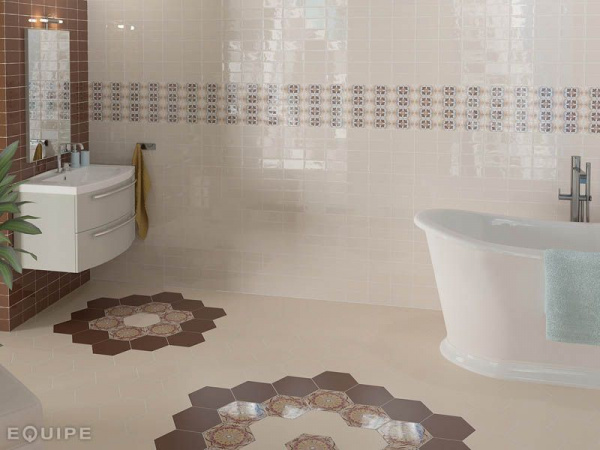 На фото Плитка HEXATILE / VENICE (Equipe Ceramicas)