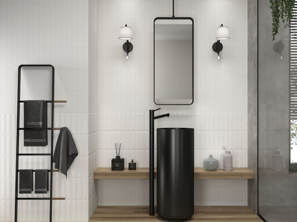 На фото Плитка THREE-D (APE Ceramica)