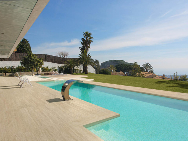 На фото Плитка MARVEL TRAVERTINE (Atlas Concorde Италия)