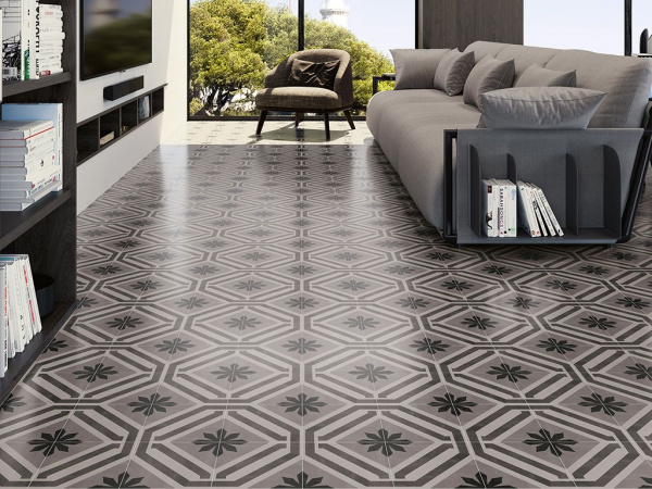 На фото Плитка PUZZLE (Ribesalbes)