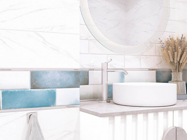 На фото Плитка NEW YORK (Alma Ceramica)