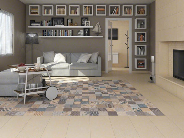 На фото Керамогранит ALPHA (Vives Ceramica)