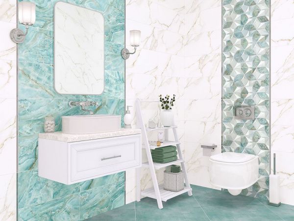 На фото Плитка NEVADA (Alma Ceramica)