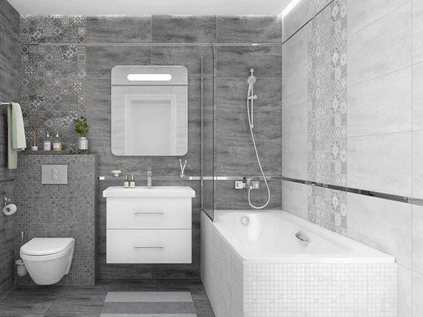 На фото Плитка CONCRETE (Ceramica Classic)