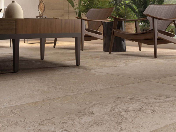 На фото Керамогранит ALPES RAW (ABK Ceramiche)