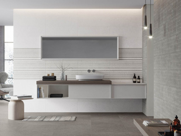 На фото Плитка CEMENT STONE (Sanchis Home)