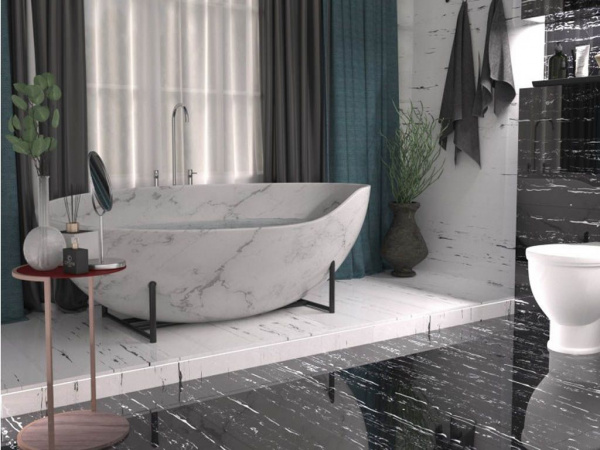 На фото Плитка 60*120 (Letera)