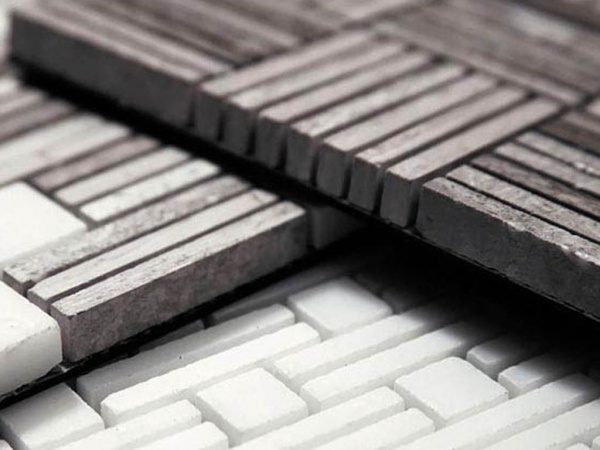 На фото Мозаика из мрамора S-LINE (Natural Mosaic)