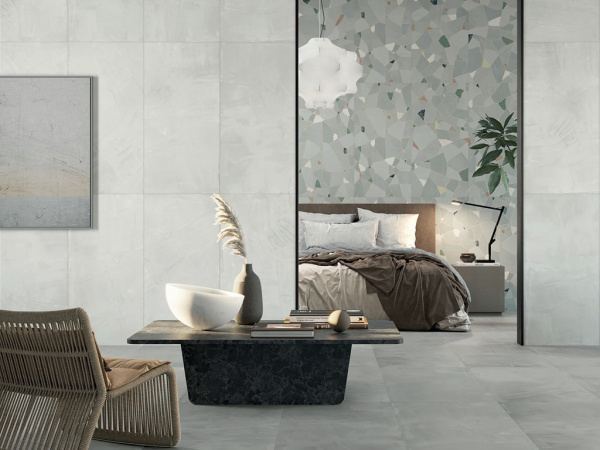 На фото Плитка WALLPAPER 60x120 (Dado Ceramica)