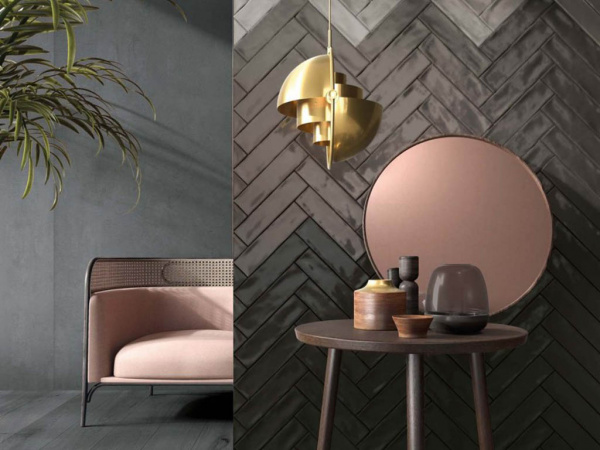 На фото Плитка CROSSROAD BRICK (ABK Ceramiche)
