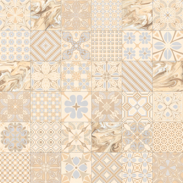 Декор 1900 Tassel Crema 20x20 от Vives Ceramica (Испания)