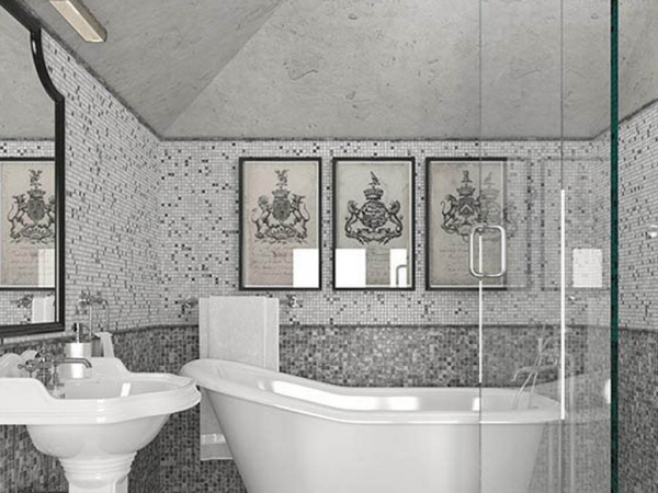 На фото Мозаика I-TILE (Natural Mosaic)